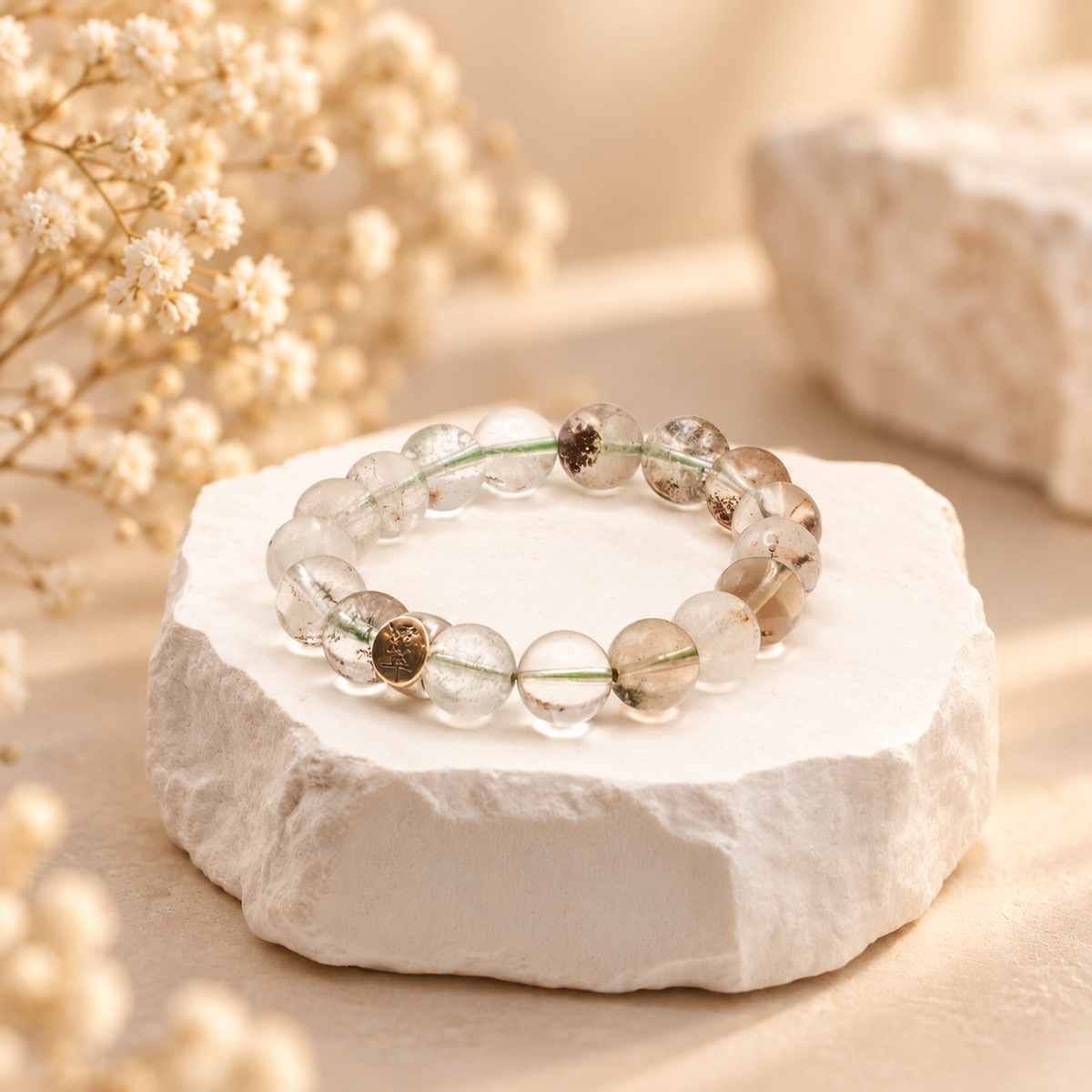 Green Phantom Quartz Bracelet