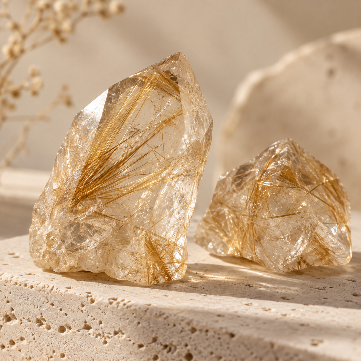 Golden Rutilated Quartz