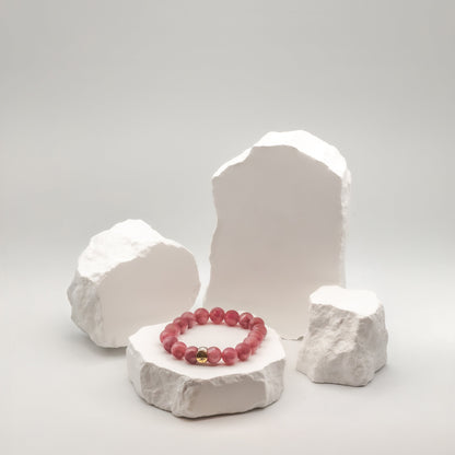 Strawberry Quartz Bracelet