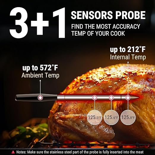 JiRan TempSpike Pro | Bluetooth Meat Thermometer