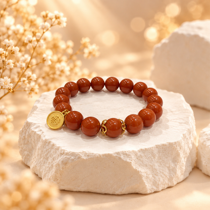 Nanhong Red Agate Bracelet