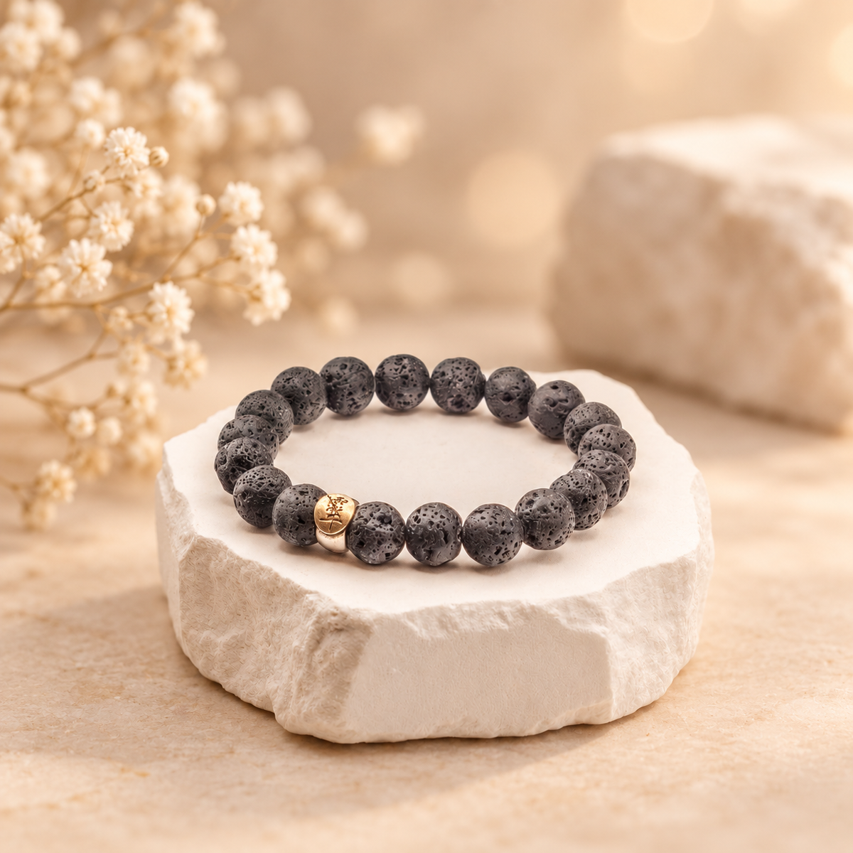 Lava Stone Bracelet