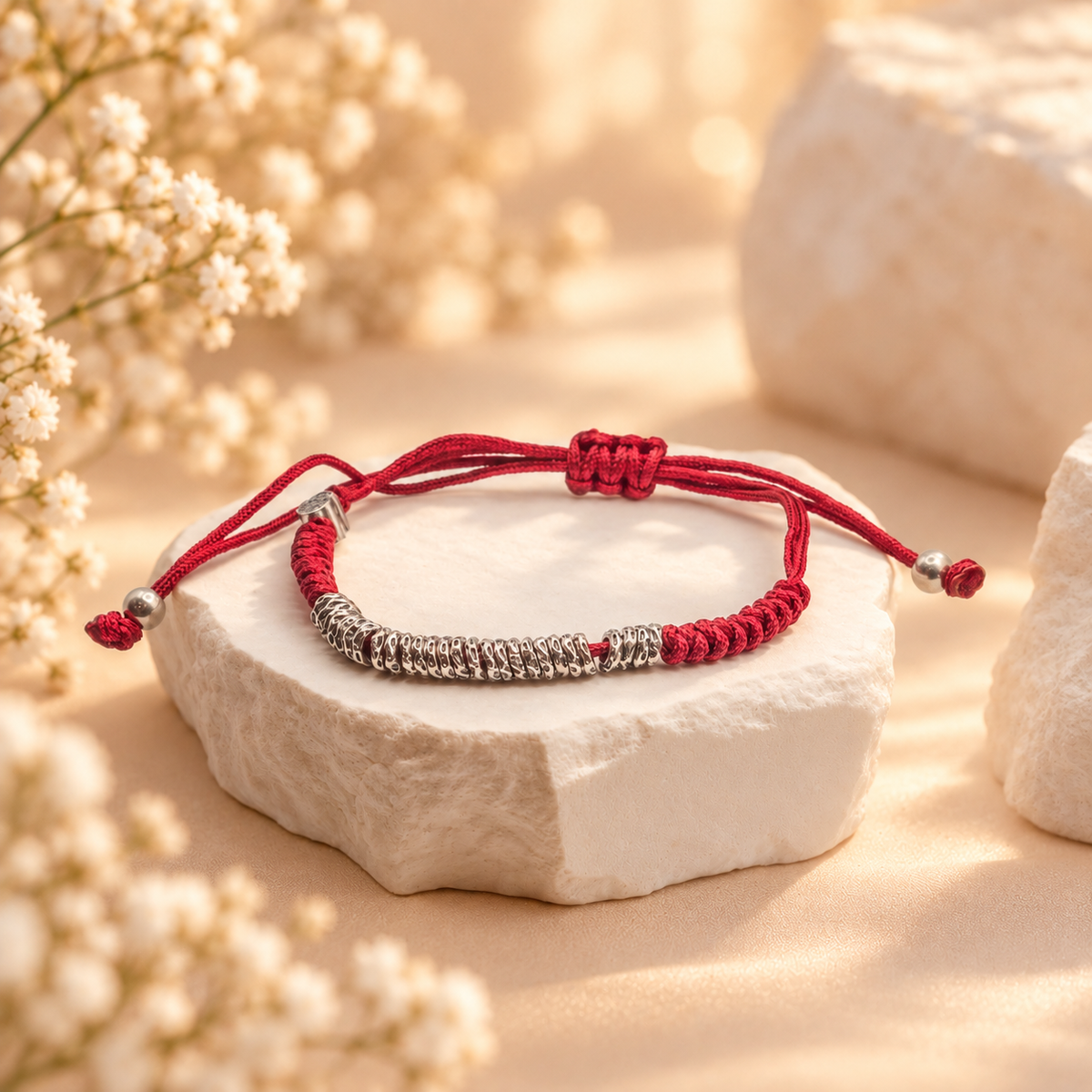 Abundant Wealth Red Cord Bracelet